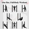 Pull Up Bar for Doorway, Adjustable Chin Up Bar with