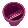 Hanging balcony box Lofly Railing 25 cm diameter, fuchsia colour
