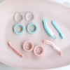 Contact one-day lens insertion clip, suction stick case - Pink / 콘택트 원데이 렌즈 끼는 빼는 집게 흡착봉 케이스 - 핑크