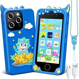 EFFUN Kids Smartphone, 4.0" Screen, Online Viedo,STEM Montessori Puzzle Games, Music, Extra-Large Triple Camera ,Travel Toy, Gift for Kids Ages 3-9 Dealsforyoudays，Learning Tool Toddler Tablets，No Youtube:_Prince