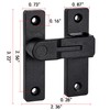 INIRET 180 Degree Flip Latch, Barn Door Latches，Zinc Alloy barn