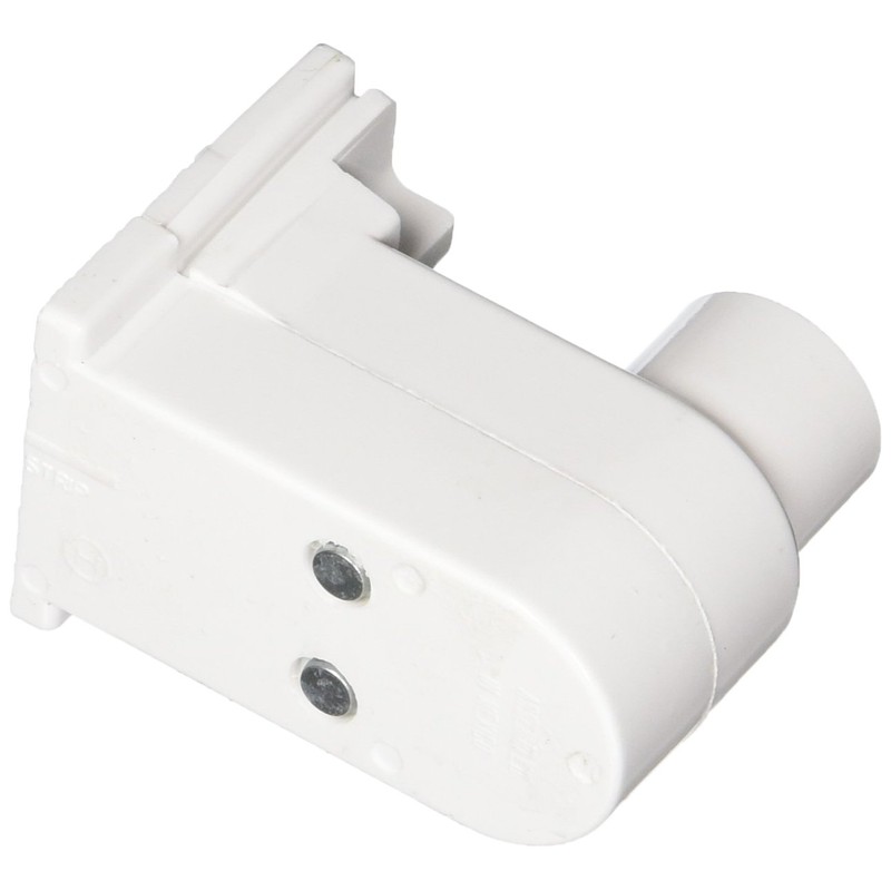 Leviton 13464-W Fluorescent Lampholder, Pedestal Base With 20GA Side Grooves