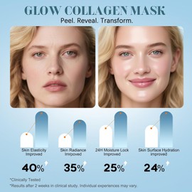 Eyestone Collagen Night Wrapping Mask for Glass Skin - Replenishes elasticity and moisture Reduces dullness and radiance skin |Easy Peel Off Face Skin Care 2.54 Fl Oz / 유리 피부용 아이스톤 콜라겐 나이트 랩핑 마스크 - 탄력 및 수분 보충 칙칙함 광채 피부 감소 | 쉬운 필 오프 페이스 스킨 케어 2.54 Fl Oz