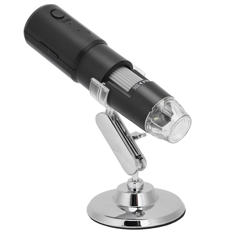 WiFi USB Digital Microscope 50‑1000X Magnification 8 LED Light for