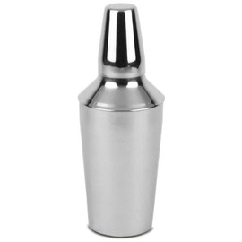 bar@drinkstuff Manhattan Mini Cocktail Shaker 10oz Cobbler Cocktail Shaker, Stainless Steel Cocktail Shaker