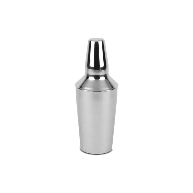 bar@drinkstuff Manhattan Mini Cocktail Shaker 10oz Cobbler Cocktail Shaker, Stainless