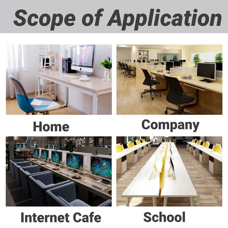 Computer Tower Stand, Ventilated Adjustable Mobile CPU Stand with 4