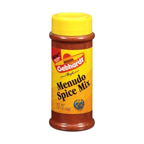 Gebhardt Menudo Spice Mix 3.25oz Bottle (Pack of 3)