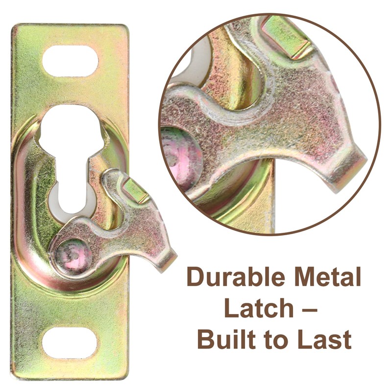 Lashow Pocket Door Rollers Connection Plate, Sliding RV Door Hardware,Color