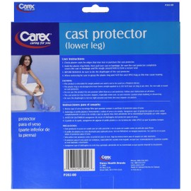 Carex Cast Protector for Shower, Leg - The Ultimate Cast Covers for Shower Leg to Keep Your Cast and Bandages Dry While Bathing - 23" Long Premium Latex Free Plastic with 100% Waterproof Technology