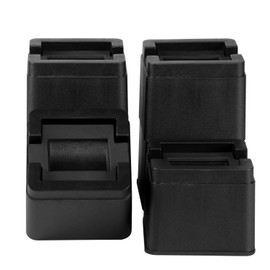 BTSD-home 3 Inch Heavy Duty Bed and Furniture Risers Adjustable Bed Lifts Fits to All Wheels of Furniture, Sofas and Tables, Couches 6 Pack