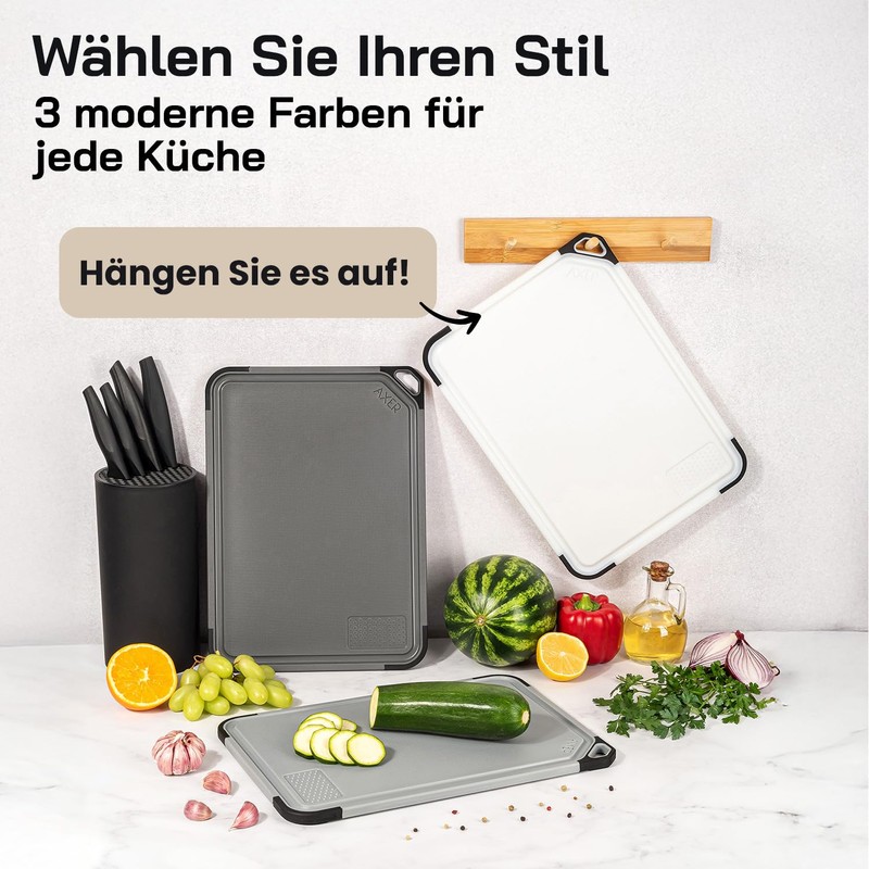 Axer Chopping Board Plastic BPA Free – Universal Size 35