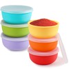 Webake 3.5" Silicone Pinch Bowls for Cooking Prep, 4oz Small