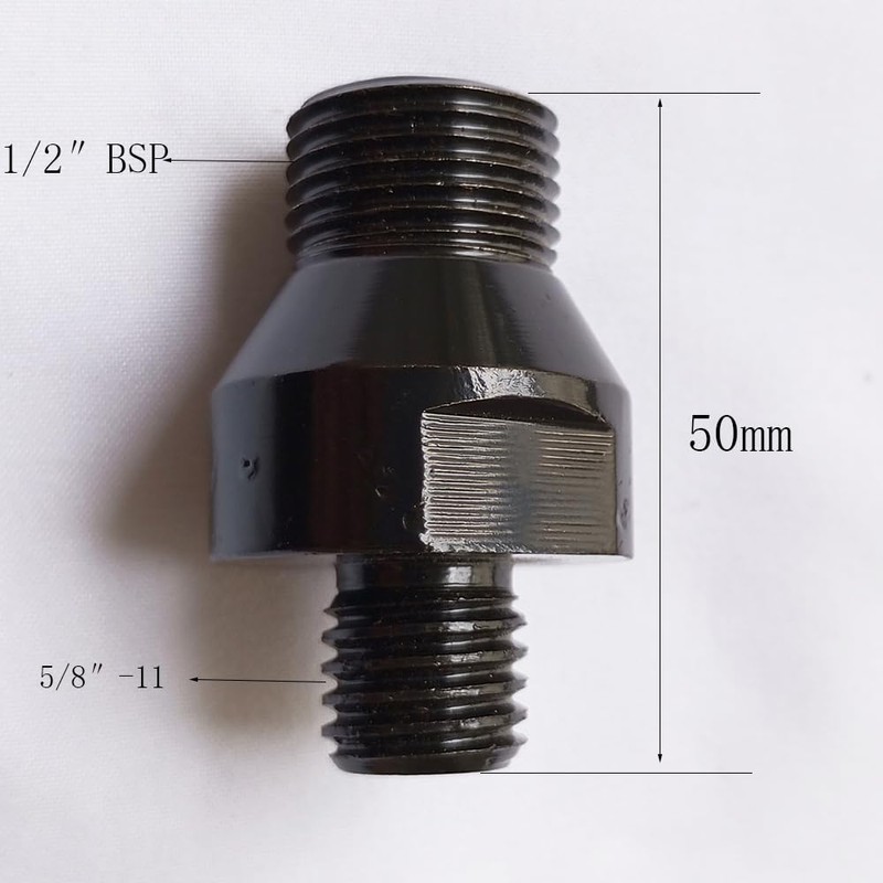 Core Drill Bits Shaft Adapter for Conversion Thread (Male:1/2 BSP