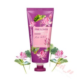 farm stay Woori Sanghoe Farmstay Pink Flower Blooming Hand Cream Pink Lotus 100ML Skin Soothing Care / 우리상회 팜스테이 핑크 플라워 블루밍 핸드크림 핑크 로터스 100ML 피부진정 케어