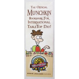 Steve Jackson Games Munchkin Promo Bookmark - International Tabletop Day 2014 Kovalic SJ Games - NEW