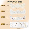 14PCS Glitter Freckles Face Tattoo Gold + Silver Face Makeup
