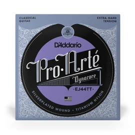 D'Addario EJ44TT ProArte Dynacore Titanium Trebles Extra-Hard Tension Classical Guitar Strings