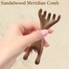2Pcs Meridian Comb Fivetouch Therapy Comb Sandalwood Massage Claws Guas