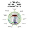 MegaBiotic Probióticos 120 Billones y 11 Cepas90 cápsulas 540mg pporción
