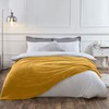 Dreamscene Luxury Waffle Mink Honeycomb Faux Fur Warm Throw Over