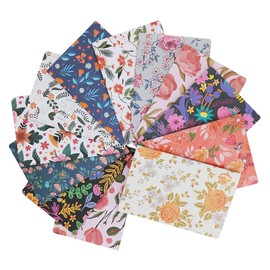 Composition Notebook Journals -12 Pack with 60 Lined Pages, 30 Sheets, Sewn Binding, Hard Cover Books，Embossed Cover in Floral Bliss Pattern (5.75 x 8.35 Inches)，for School, Office, or at-Home Use