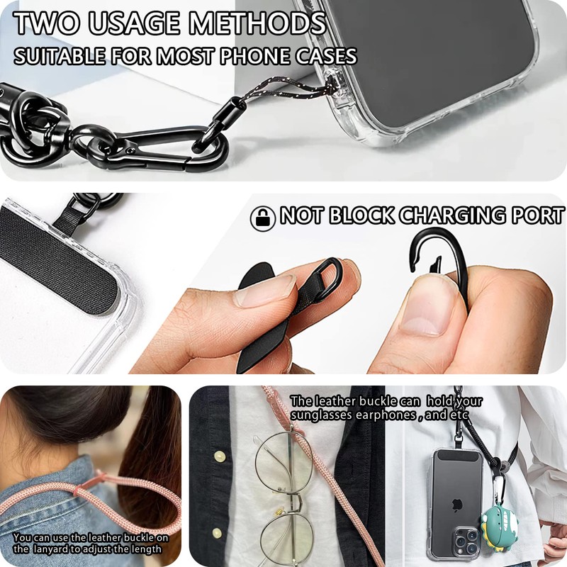 Cell Phone Lanyard, Universal Adjustable Detachable Nylon Crossbody Lanyard,Necklace Lanyard