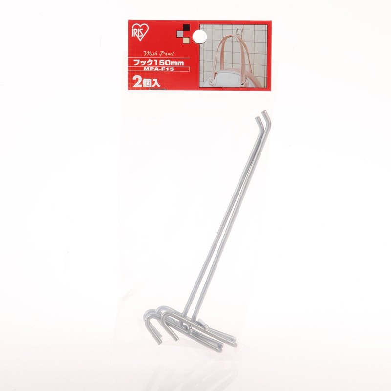 Iris Ohyama MPA-F15 Mesh Panel Hook, 5.9 inches (150 mm),