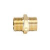 QWORK Brass One-way Check Valve, 2Pcs 1/2" Male to 1/2"