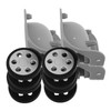 WHAMVOX 2 Pairs Silent Swivel Luggage Wheels, Universal Fit, 360-Degree