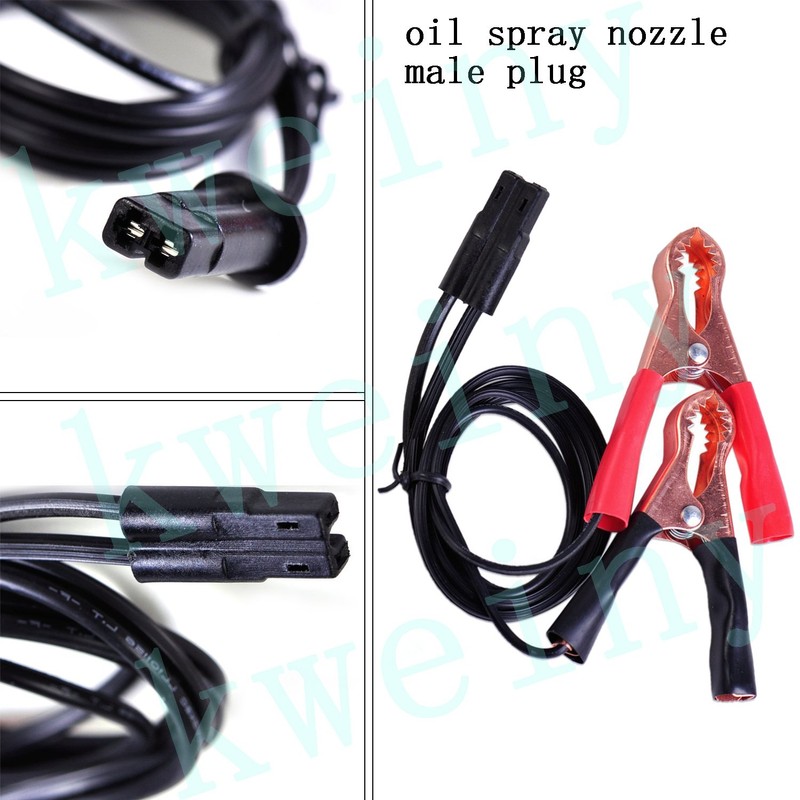 kweiny Inyector de combustible automático adaptador limpiador de descarga universal
