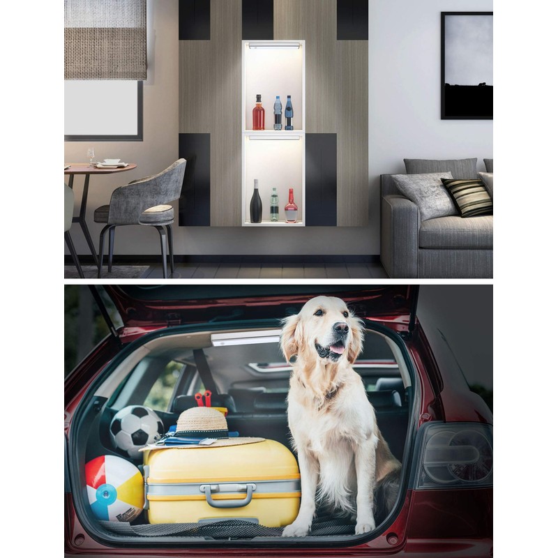 Joyzy 2 Pack Wireless Under Cabinet Lights Closet Lights Motion