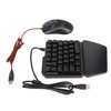 Wired Keyboard Mouse Converter Combo Plug and Play Keypad Mouse