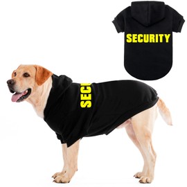 EXPAWLORER - Sudadera con capucha para perro de seguridad para cachorros, sudadera con forro polar suave, chamarra con capucha para clima frío, chamarra para perros pequeños, medianos y grandes, talla