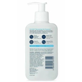 CeraVe Salicylic Acid Cleanser Renewing Exfoliating Face Wash with Vitamin D 8oz