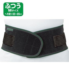 Kowa Vantelin Compression Support Belt for Lower Back, Secures Firmly, Regular Size, Size: M, Waist Circumference Around the Navel: 25.6 - 33.5 inches (65 - 85 cm), Color: Black