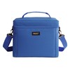 PackIt Freezable Newport Cooler, Azure Blue, Collapsible, Reusable, Built with