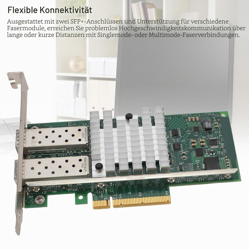 X520 DA2 10Gb SFP+ PCIe Network Card, Converged Dual SFP+
