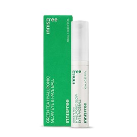 Innisfree Green Tea Hyaluronic Acid Eye & Face Ball 10ml / 이니스프리 그린티 히알루론산 아이 앤 페이스볼 10ml