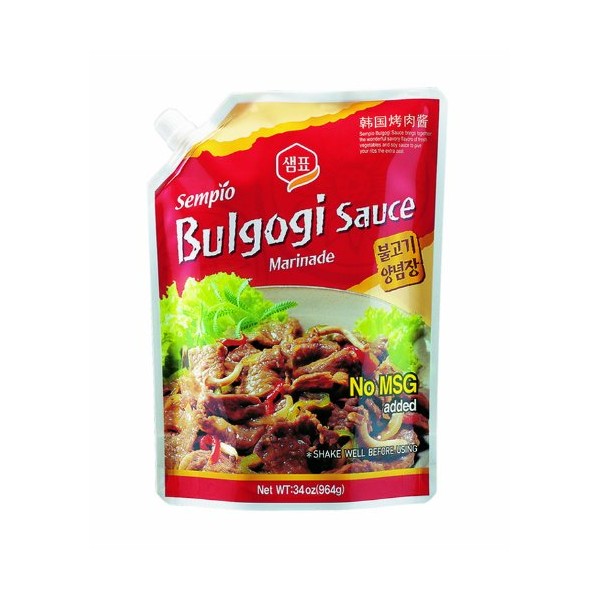 Sempio Bulgogi Sauce Marinade - Pouch, 34-Ounce (Pack of 5)