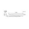 ホーザン(HOZAN) ピンセット 精密型 完全非磁性 全長120mm 開き幅8mm 先端幅0.2mm 直型 P-655