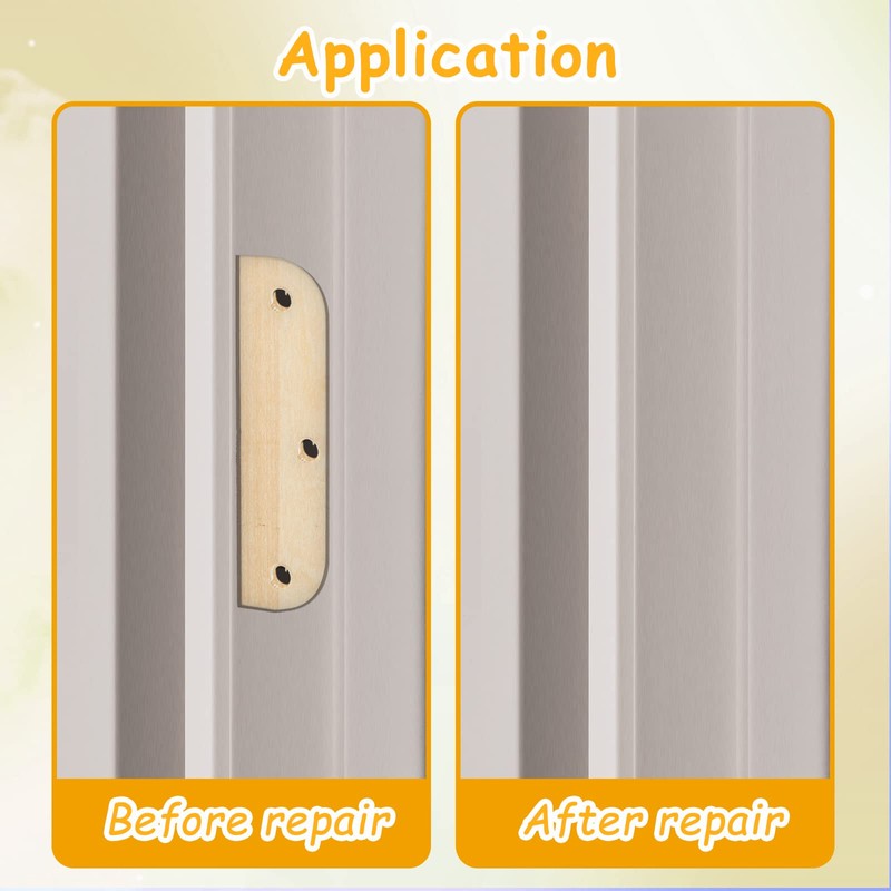 3.5 Inch Hinge Repair Plate Kit for Kitchen Cabinets Door