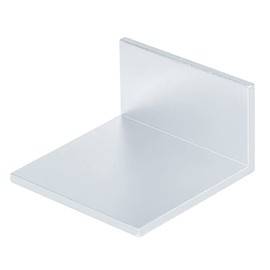 OTTFF 10 Pack Aluminum L Shaped Angle Bracket, 2" x 2" x 1-1/8" Aluminum Profile Corner Braces, 5mm Thick