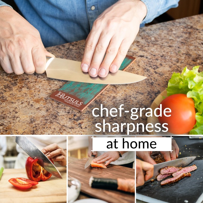 Hutsuls Brown Leather Strop with Compound - Get Razor-Sharp Edges