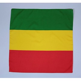 AZ FLAG Ethiopia Without arms Bandana Flag 20'' x 20'' - Ethiopian Civil Flags 50 x 50 cm - Banner 20x20 inch
