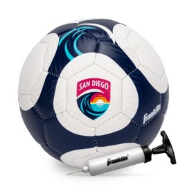 Franklin Sports NWSL San Diego Wave Soccer Ball - Kids Mini Size 1 Soccer Ball - Skill + Training Soccer Ball for Kids + Adults - Boys + Girls Soccer Ball - Air Pump Included