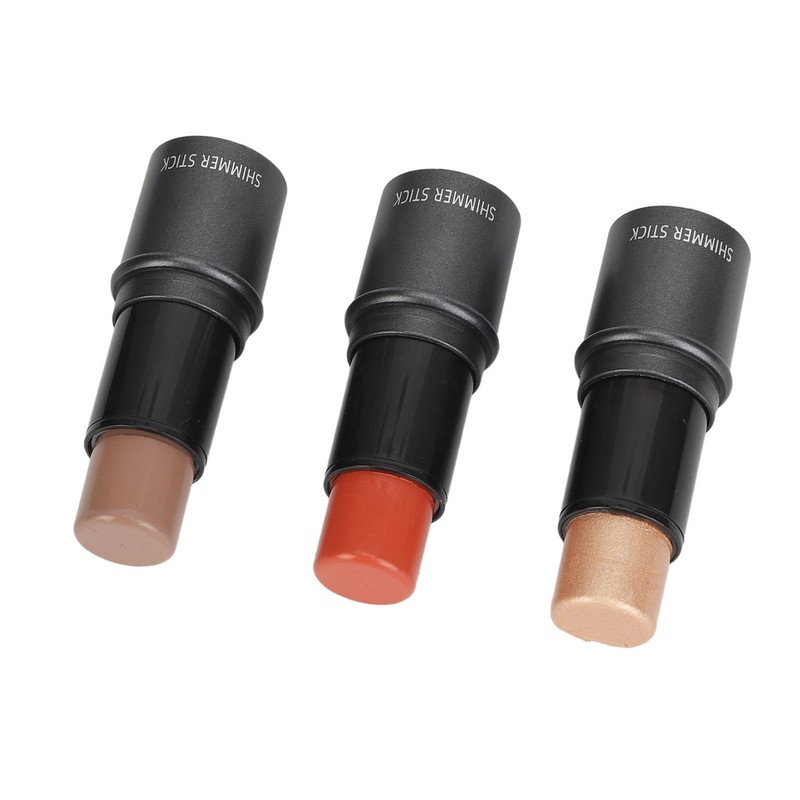 3pcs Highlight Blush Contour Stick Professional Cream Blush Stick for
