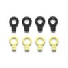 95492 Rubber Body Catch (Black and Yellow) Mini 4WD Station