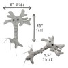 GIANTmicrobes Brain Cell Plush, Neuron Plush, Neuroscience Gift, Neurology Gifts,