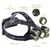 LED Headlamp Rechargeable Flashlight Brightest Waterproof 5 Lighting Modes Zoomable